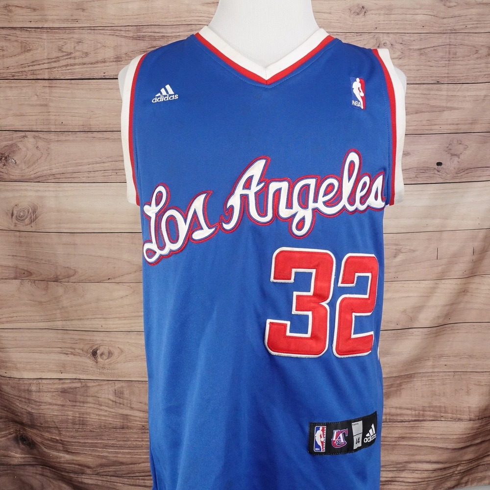 ADIDAS LOS ANGELES CLIPPERS #32 GRIFFIN SEWN ON BASKETBALL JERSEY SIZE 44 **READ